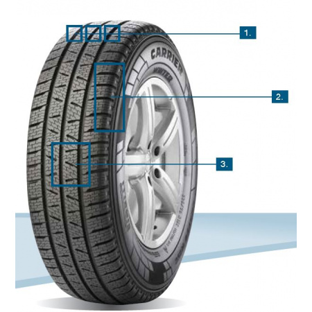 195/75 R16 C CARRIER WINTER 110/108R M+S C