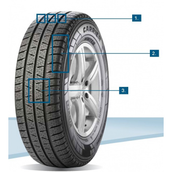 205/65 R16 CARRIER WINTER 107T M+S 3PMSF